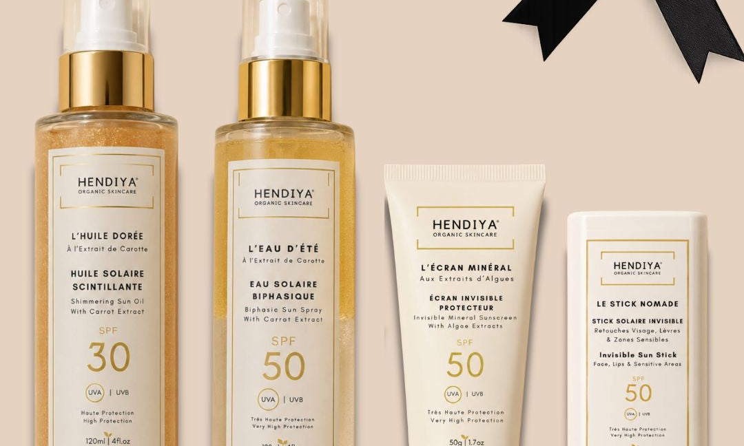 Coffret d'Été - Hendiya organic sun ritual set, sun protection and radiant tan