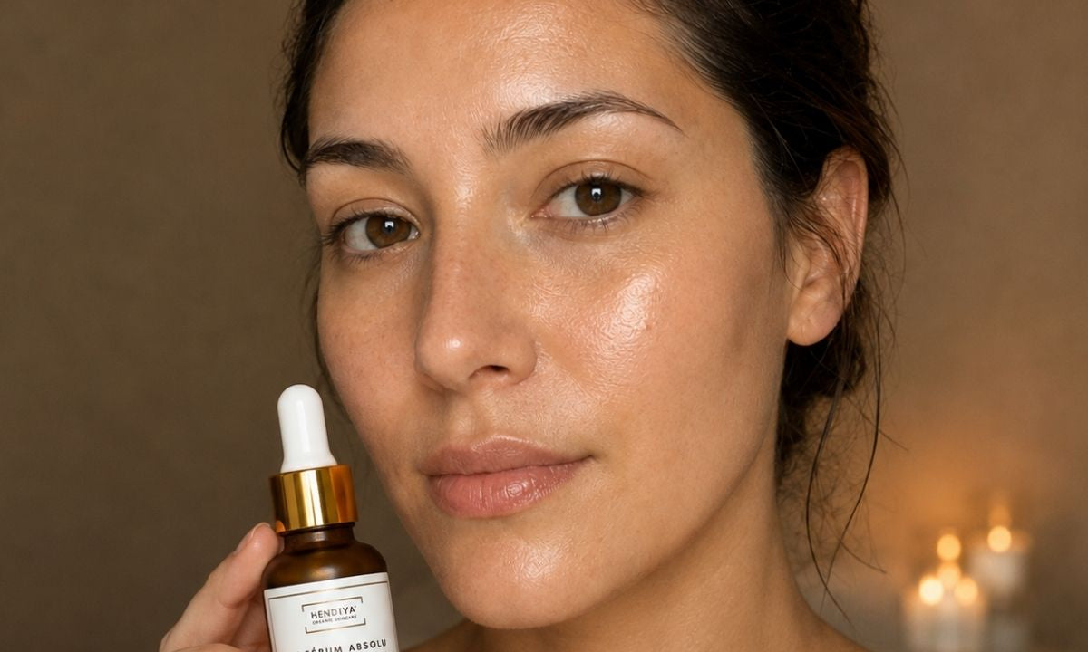 Le Sérum Absolu, Hendiya organic night oil with prickly pear, evening ritual mood