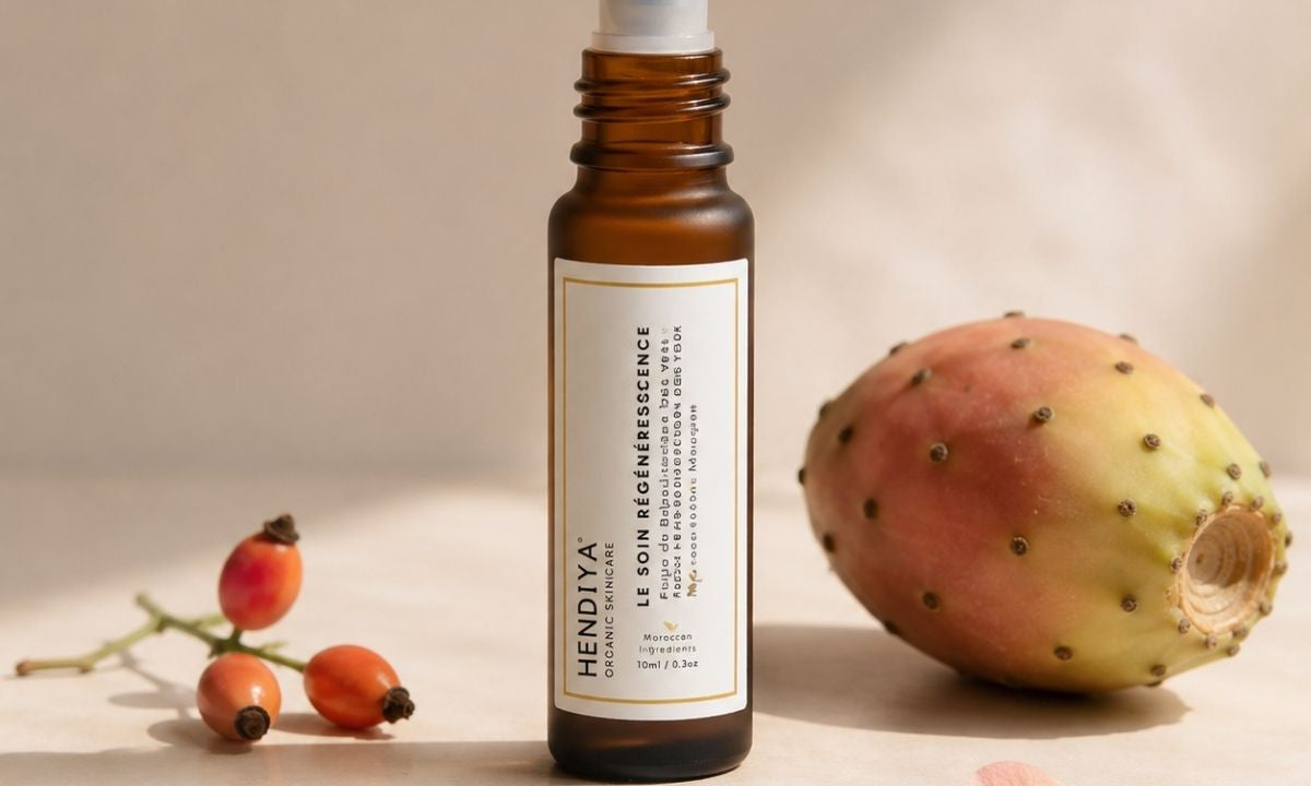 Le Soin Régénérescence, roll-on contour des yeux bio Hendiya® à la figue de barbarie et à la rose musquée