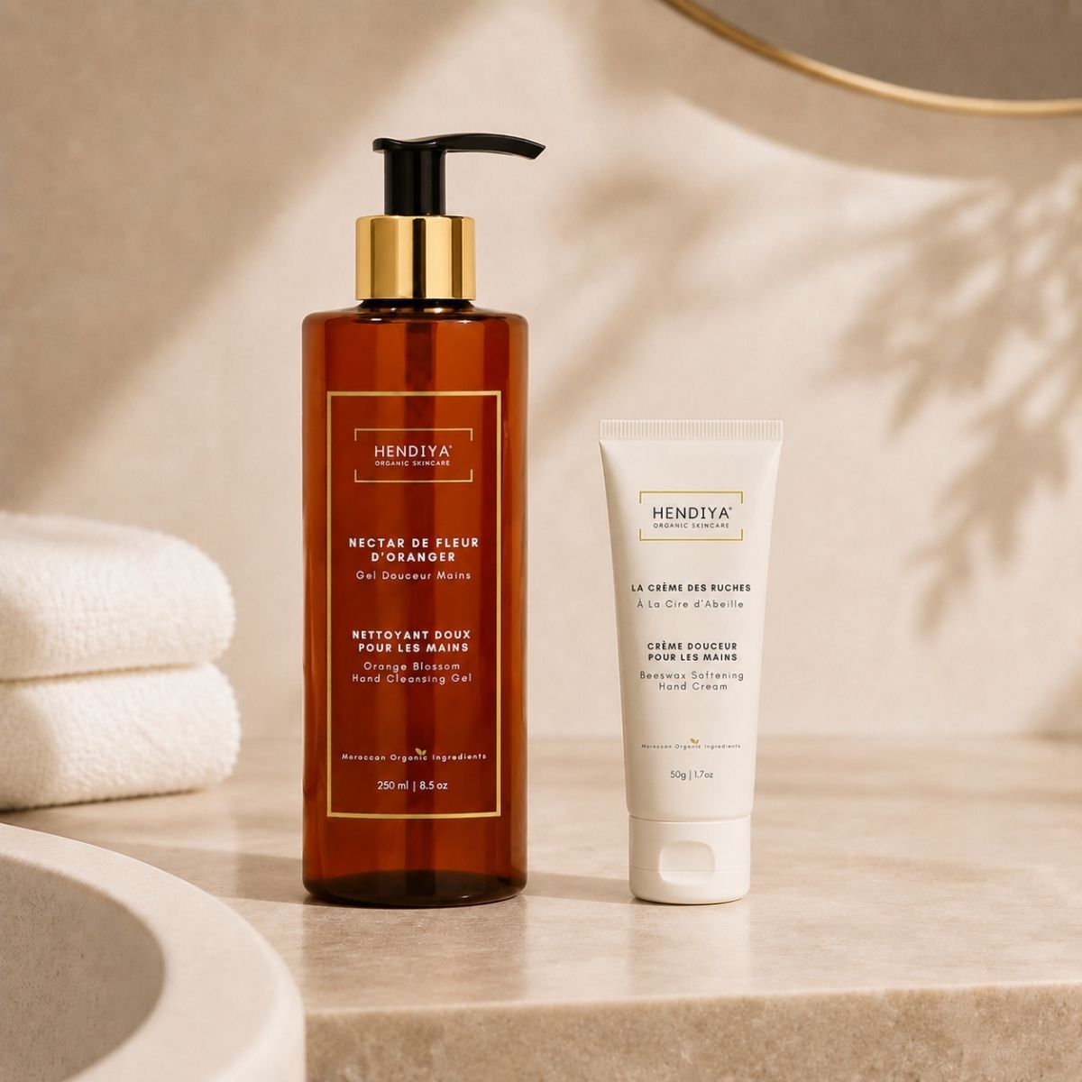 Nectar de Fleur d'Oranger and La Crème Des Ruches Hendiya®, hand care ritual