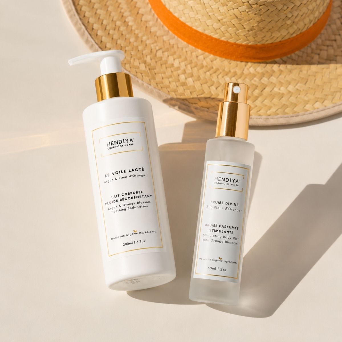 Le Voile Lacté and La Brume Divine Hendiya®, orange blossom body ritual