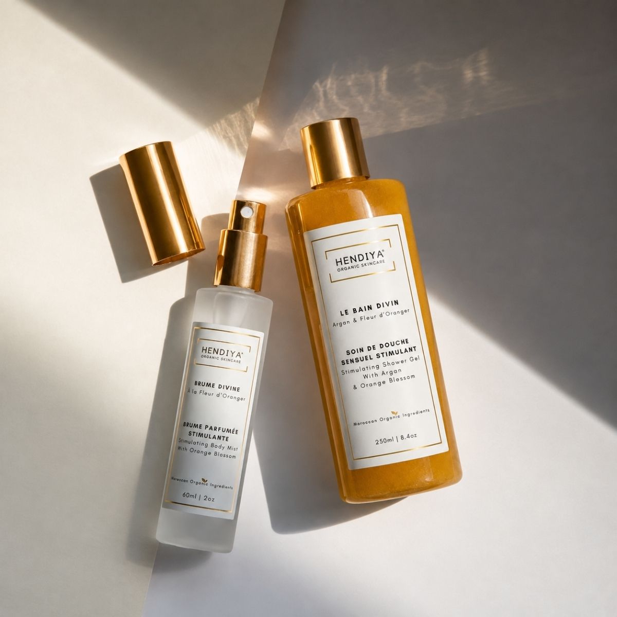Le Bain Divin and La Brume Divine Hendiya®, orange blossom layering ritual