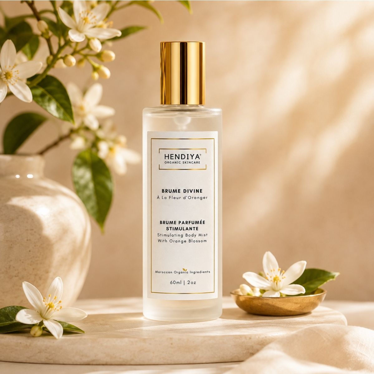 Orange blossom, the scent of La Brume Divine Hendiya®