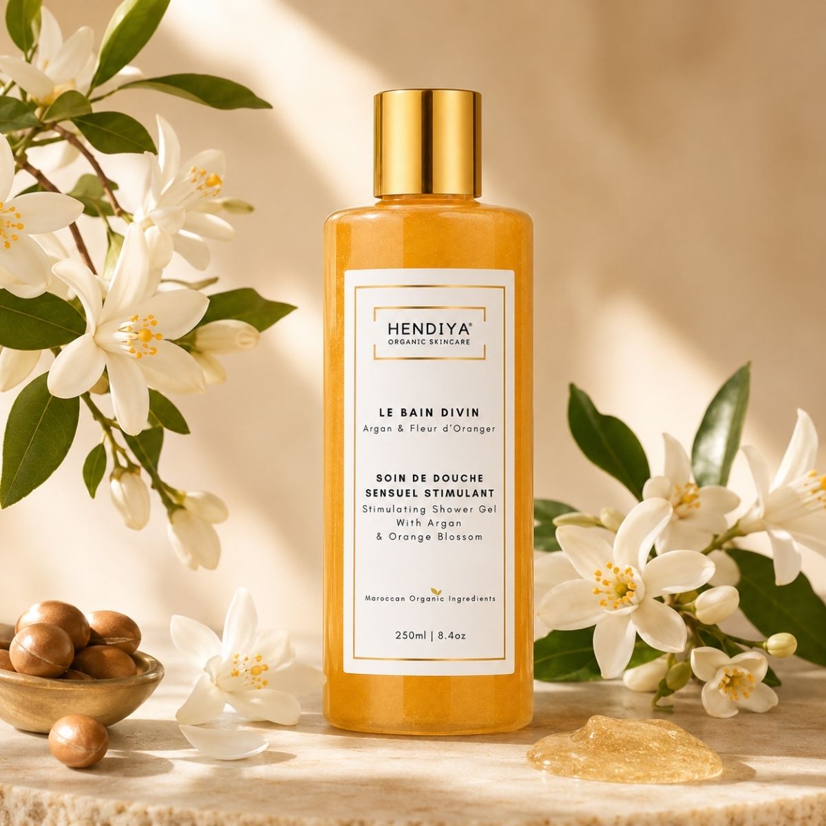 Orange blossom flowers, the scent of Le Bain Divin Hendiya®