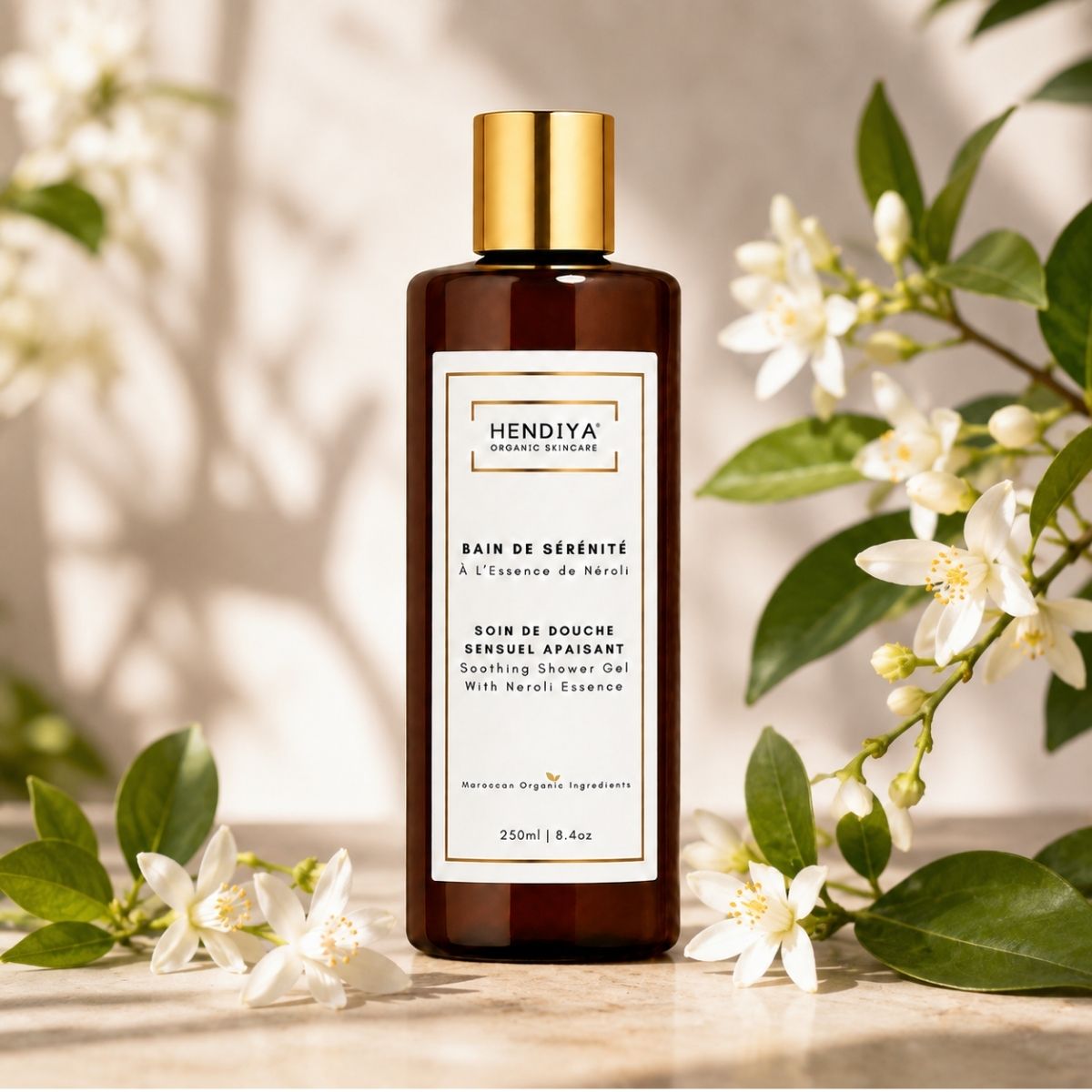 Neroli essence, the scent of Bain de Sérénité Hendiya®