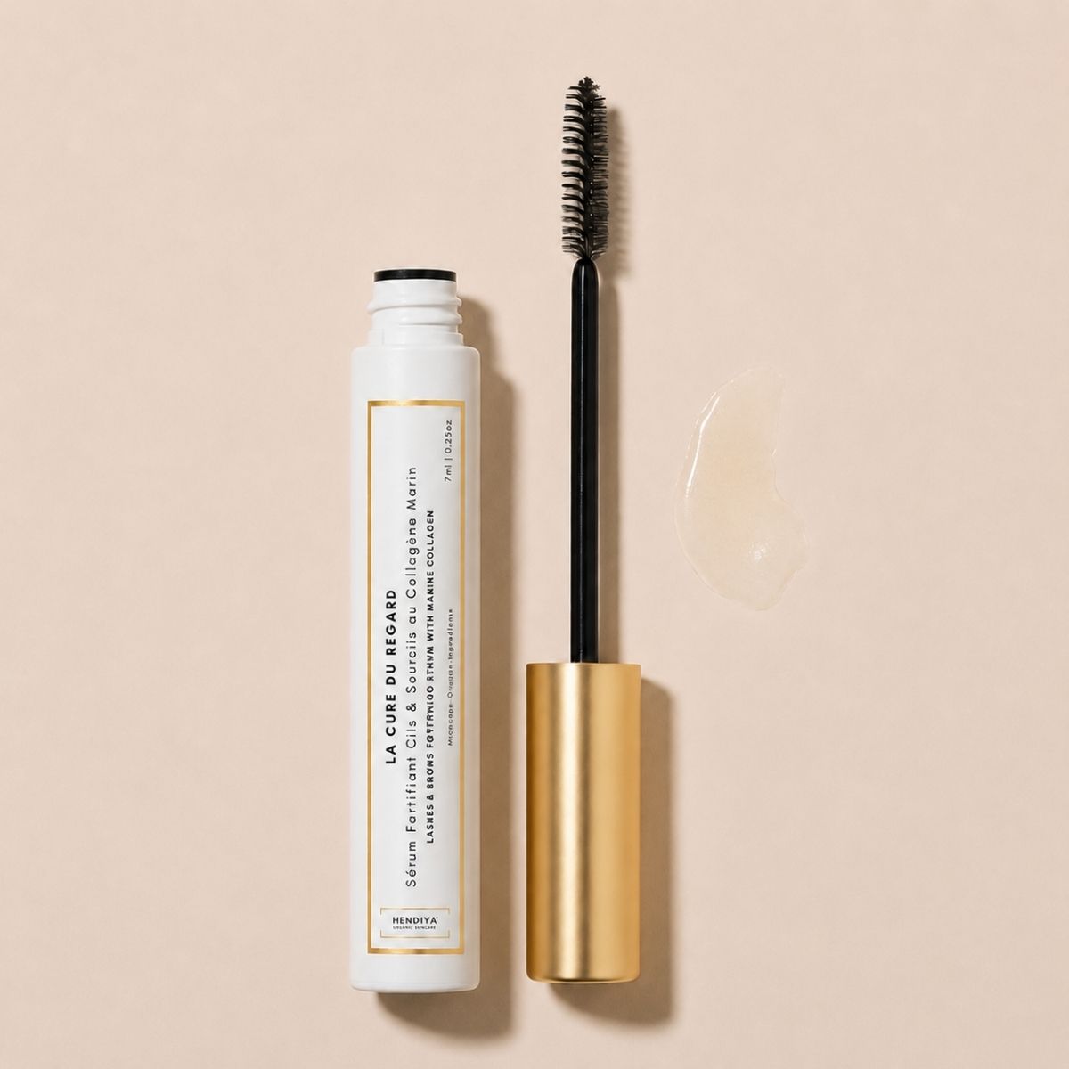 La Cure du Regard by Hendiya, lash and brow treatment with marine collagen and castor oil